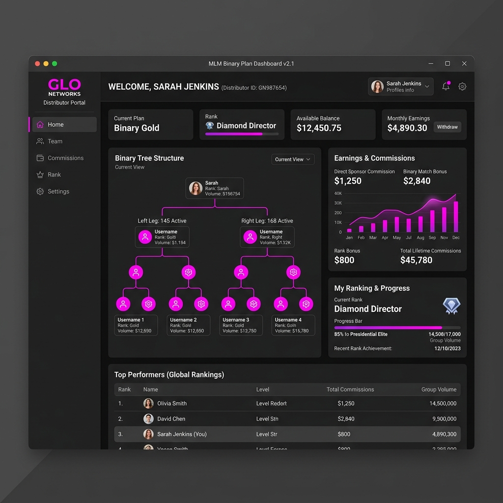 Binary Plan Dashboard