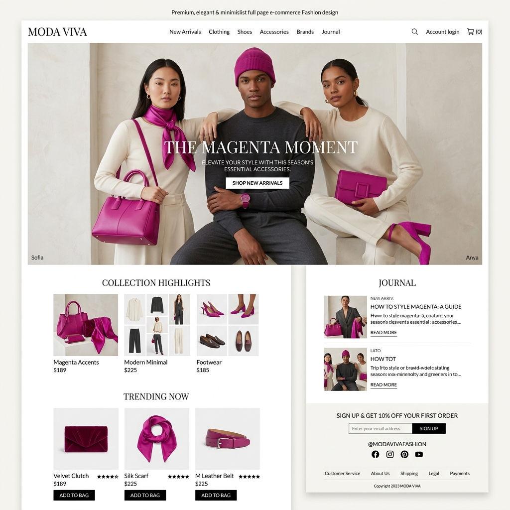 E-commerce Fashion Website