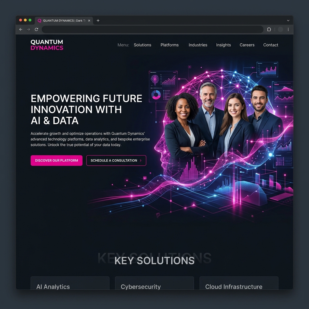 Corporate Tech Website